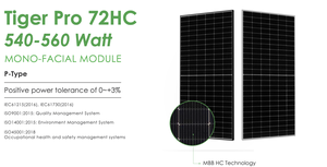 Jinko N-Type 550W-570W PERC Energia <span class=keywords><strong>Solar</strong></span> Flexível Mono Cristalina CE Aprovado Baixo Módulo 550w Painéis Solares - Product Image 4