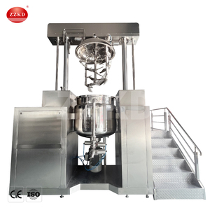 Tanque de mezcla emulsionante industrial con diseño revestido Mezclador de emulsión de acero inoxidable 304 para cosméticos - Product Image 6