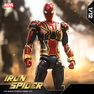 Fondjoy Infinity Saga - <span class=keywords><strong>Action</strong></span> <span class=keywords><strong>Figure</strong></span> Iron <span class=keywords><strong>Spider</strong></span>-<span class=keywords><strong>Man</strong></span> Originale, Modello Assemblato in Scala 1/12, 15,5 cm/6,1 pollici, con Molti Accessori - Product Image 4