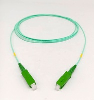 Câble de raccordement en fibre optique 1,6 mm SC FTTH WiFi disponible en longueurs de 1,5 m, 2 m, 3 m, 3,5 m, 4 m, vert aqua, blanc, jarretière optique G657A2