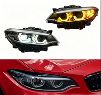 Nouveaux phares LED 12V pour Série 2 F22 F23 F45 F46, avec lentille de projecteur haute performance et style Angel Eyes, accessoires de mise à niveau automobile