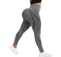 Leggings Scrunch Bum Personnalisés en Usine, Taille Haute, Côtelés, pour Yoga et Sport, Longueur Cheville, Écologiques, Taille XL, Fitness