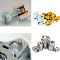 High-temperature Resistant Stainless Steel Factory Direct Sales Metric Coarse Thread Fully Threaded Thread Inserts Heavy DIN