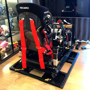 Mejor Asiento DIY para SimRacing con Perfil de Aluminio 4080 40120, Cabina de Conducción para Simulación de Carreras, Freno de Mano, Plataforma de Simulación de Carreras - Product Image 6