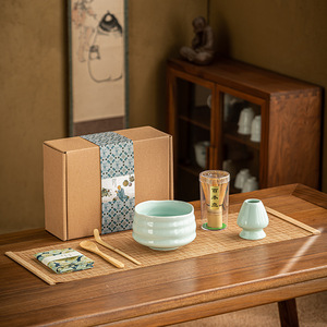 Juego de Chasen para Matcha con Teclas de Dibujos Animados, Juego de Té Matcha de Grado Ceremonial, Batidor con Logotipo, Juego de Batidor de Té Matcha - Product Image 2