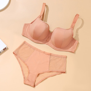 Set Reggiseno Plus-Size da Donna Zoyiame Private Label, Stile Gotico con Ferretto e Scollatura Frontale, Coppa 3/4 per Seno Grande - Product Image 4