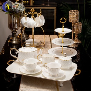 Advanced Luxury <b>Bone</b> <b>China</b> Coffee Cup with Saucer Creative Floral Design for <b>Tea</b> and Housewarming Gifts Dinnerware <b>Set</b> - Product Image 1