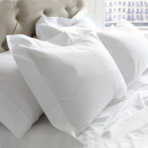 Juego de ropa de <span class=keywords><strong>cama</strong></span> blanca de lujo para Hotel, juego de ropa de <span class=keywords><strong>cama</strong></span> a rayas de 3cm, sábanas y fundas nórdicas de algodón 100% - Product Image 4