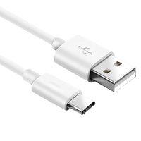 Popular 1M tipo C 5A cargador USB Cable de datos con función inteligente chaqueta de PVC para teléfonos móviles Android impresoras y computadoras