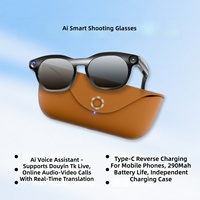 Lunettes intelligentes nouvelle génération avec caméra, traduction vocale, assistant ChatGPT, musique Bluetooth, appels téléphoniques, lunettes connectées intelligentes