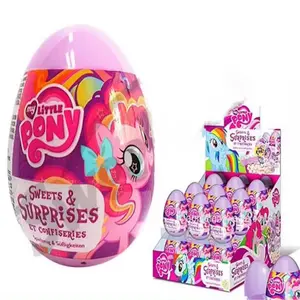 Brinquedos de ovos surpresa para crianças grandes de plástico de doces personalizados por atacado
