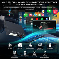 Reproductor de DVD inalámbrico para coche con Apple CarPlay Modular BMW EVO/CCC System Compatible con 1-7 Series MINI Android Autos