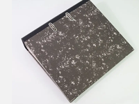 Carpeta de archivos A4 al por mayor con papel de mármol de tablero duro y carpeta de archivos de arco para papelería de oficina producto de archivo de calidad