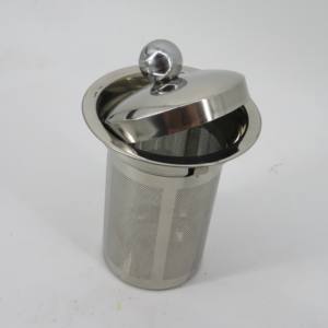 ハンドル付きダブルファインメッシュステンレススチールルーズリーフティーインフューザーストレーナー - Product Image 2