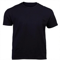 T-shirt à manches courtes pour homme, coupe classique, col rond, en coton tricoté, couleur unie, motif lettres, logo et marque textuelle, style vintage, taille 47