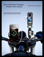 Support de téléphone magnétique anti-vibration pour moto Kewig de haute qualité avec chargeur rapide, accessoires pour moto, support de téléphone flexible