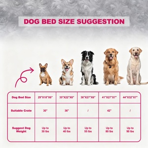 Direct Factory Manufacturer Custom Logo Grey Plush <b>Calming</b> <b>Dog</b> <b>Bed</b> Removable Cover Non-slip Bottom Pet Furniture Wholesale - Product Image 3
