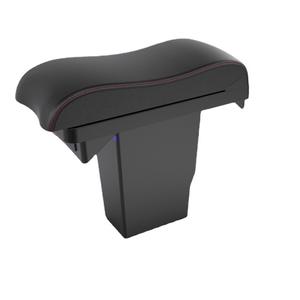 Boîte de rangement pour <span class=keywords><strong>accoudoir</strong></span> de siège de voiture avant Peugeot <span class=keywords><strong>2008</strong></span> <span class=keywords><strong>Accoudoir</strong></span> de console centrale en cuir avec porte-gobelet - Product Image 1