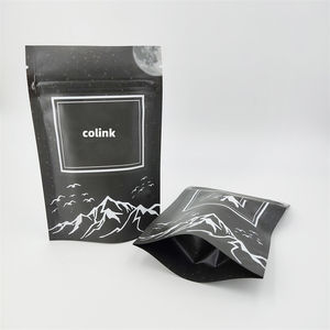 Небольшое количество, индивидуализированная матовая поверхность, черный Doypack, высокий барьер, самонесущая Сумка-подставка - Product Image 1