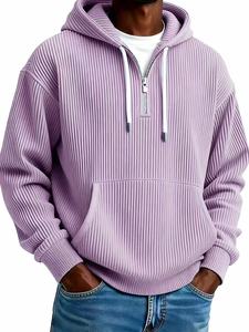 High Quality Custom Logo Winter Cotton Fleece <strong>Hoodies</strong> Waterproof Windproof Oversized <strong>Plus</strong> <strong>Size</strong> Pullover Men's <strong>Hoodies</strong> - Product Image 6