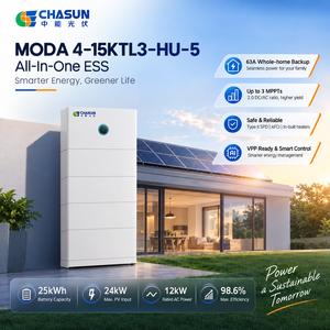 CHASUN 25kWh 5-Batterie MODA Split All-in-One ESS 10kW Inverter <span class=keywords><strong>3</strong></span> MPPT 20A 98.6% Efficienza 63A Backup Ibrido Impilabile Grid CAN per Casa - Product Image 3