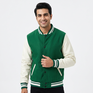 OEM personalizado Varsity chaqueta para los hombres para la escuela y la Universidad de béisbol transpirable invierno Letterman CollegeBaseballjacket para los hombres - Product Image 1