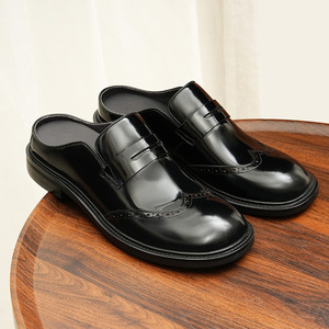 Chaussures décontractées d'automne pour hommes en cuir de cheval respirant et léger, fabriquées à la main avec une construction Goodyear Welted, style anglais - Product Image 6