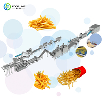 Volledig automatisch aardappelchips frituursysteem met snij-, smaak- en verpakkingsfunctie