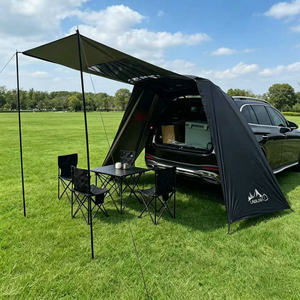 Toldo Trasero para Auto Labuta, para 2 Personas, Color Negro Caqui, Impermeable, Extensión para Maletero de SUV, Toldo de Camping, Protección Solar y contra la Lluvia - Product Image 1