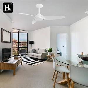 Ventilador de techo doméstico moderno de 52 pulgadas con control mecánico de pared de 3 piezas, motor eléctrico BLDC, ABS, venta directa. - Product Image 6