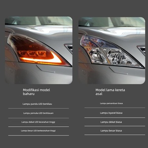 TYPY para Nissan Teana, Modificación del Conjunto de Faros Delanteros, Lente LED de 12V con <span class=keywords><strong>Ojos</strong></span> de <span class=keywords><strong>Demonio</strong></span>, Luces de Circulación Diurna 2008-2012 - Product Image 3