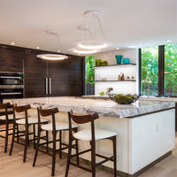 DAIYA ensemble complet d'armoires de cuisine au design moderne