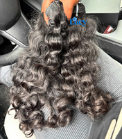 Lots de Cheveux Naturels Bruts Ondulés et Bouclés du Vietnam, du Cambodge et de Birmanie, Vente en Gros pour Fournisseurs Indiens