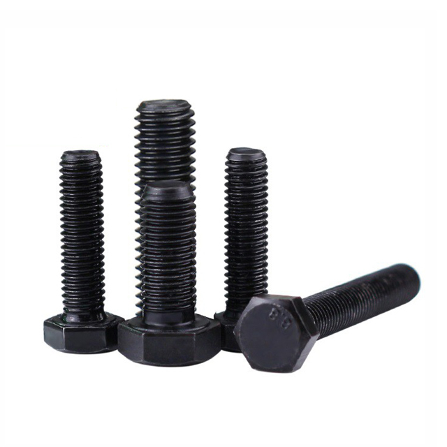 Factory Stainless Steel 304 Hex Bolts Grade 8.8 Hot Dip Galvanized ASTM A325 Structural Hex Bolt Black Heavy Hex Bolts