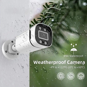 Caméra analogique AHD avec capteur Sony 5MP avec microphone, compatible avec les formats coaxial TVI CVI, couleur pleine - Product Image 3
