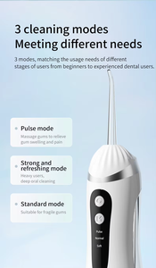 Hydropulseur dentaire haute pression portable sans fil avec 5 buses pour usage familial - Product Image 2