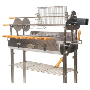 Ur-health Cyprus Rotisserie Grill Eco-Friendly Deluxe Cyprus Grill Spit Stainless Steel Argentine Grills