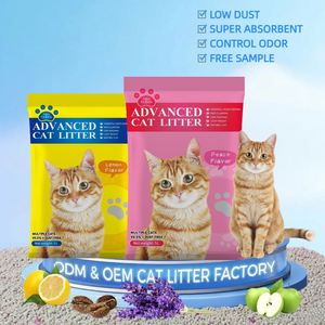 Litière pour chat en bentonite de forme sphérique, écologique et avancée, avec contrôle des odeurs et sans poussière, produit de haute qualité pour chats - Product Image 1
