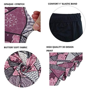 Pakistan Made Spandex/Polyester Printed Custom Breathable Eco-Friendly <b>Women</b> Yoga Pants / Training <b>Legging</b> - Product Image 5