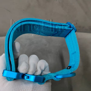 HondenHalsband ligero colorido aluminio 2,5 cm 4cm 5cm duradero <span class=keywords><strong>Nylon</strong></span> táctico perro Collar con acolchado de neopreno suave - Product Image 5