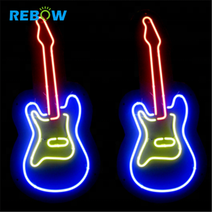 ドロップシッピングギターロゴカスタムアクリルネオンサインLedシグネチャー小さなネオンライトサイン店の装飾用 - Product Image 3