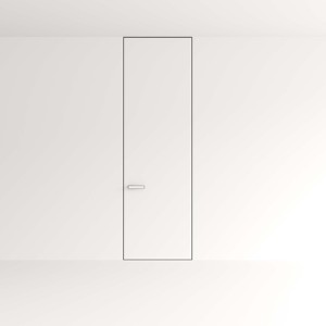 Style moderne 55mm Invisible Sans cadre Portes en bois en aluminium Tendance Insonorisées Coupe-vent Durable Sécurité Installation facile - Product Image 2