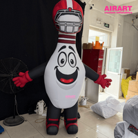 Costume gonflable de bowling personnalisé pour événements sportifs, combinaison gonflable en forme de bowling pour idées de fêtes