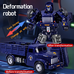 <span class=keywords><strong>Camion</strong></span> transformable en robot pour garçon, modèle de véhicule militaire, <span class=keywords><strong>camion</strong></span> de déformation en robot, jouets pour enfants - Product Image 5