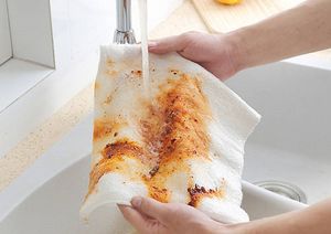 Paño de Limpieza Antiadherente C178 al por Mayor, Paño Absorbente para Cocina, Paño de Doble Capa de Fibra para Limpiar Platos - Product Image 4