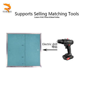 <span class=keywords><strong>Trappe</strong></span> d'accès au plafond en aluminium avec ouverture par pression, durable et réglable, installation facile pour systèmes CVC extérieurs/ateliers - Product Image 5