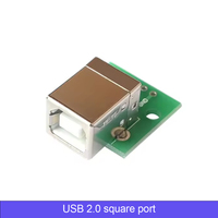 Micro Mini USB 2,0 3,0 hembra a macho USB B conector interfaz 2,54mm DIP PCB convertidor adaptador Breakout Board