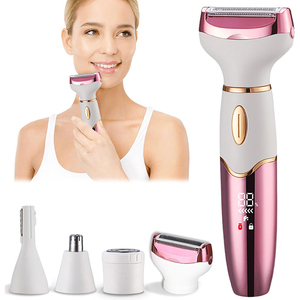 Épilateur électrique 4 en 1 Bikini Sourcils Nez Femme Dame Épilation du visage Épilation du corps Rasoir sans douleur pour femme Épilateur - Product Image 2