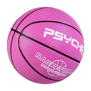 Pallone da Basket PSYCHE Personalizzato per Donne, in Pelle Igrosscolica Rosa, Misura 6, Leggero, per Interno ed Esterno, in Gomma Naturale - Product Image 2