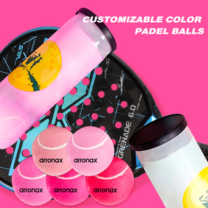 Arronax nhà máy bán buôn được phê duyệt chất lượng cao 14 PSI áp lực padel bóng 20% len cao su lõi bên trong - Product Image 2